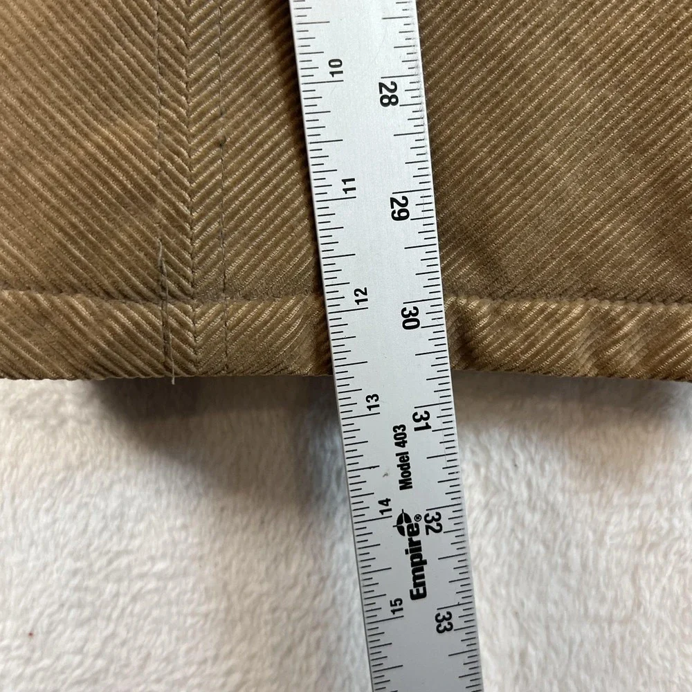 Vintage Towncraft Coat Mens Medium Small Brown Corduroy Quilted Lined‎ Zip Warm